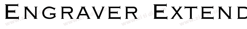 Engraver Extended N字体转换